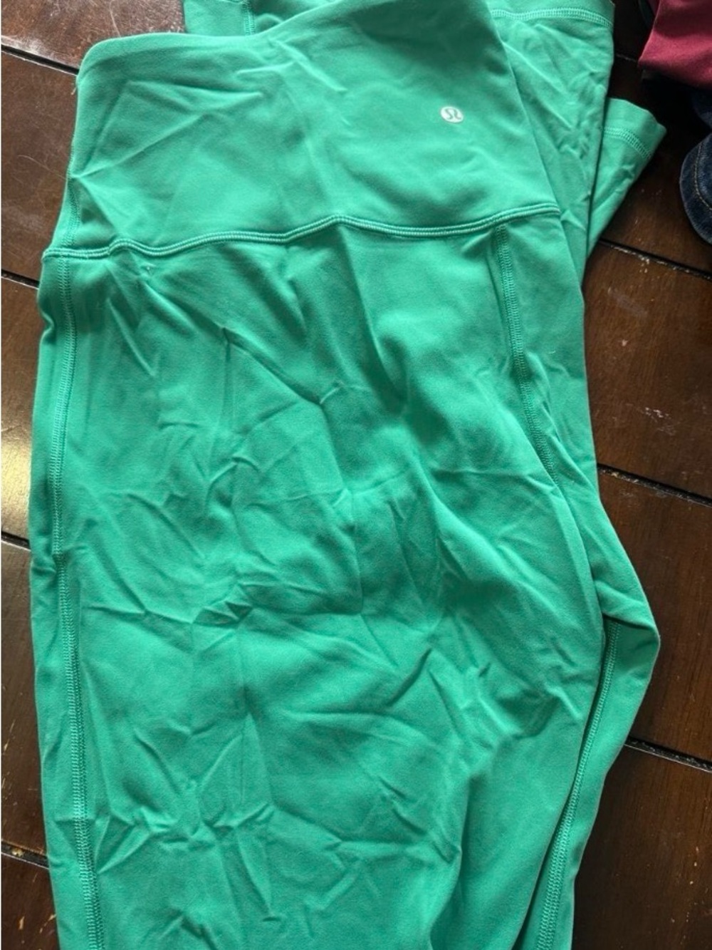 lululemon athletica Emerald Green Athletic flared leggings